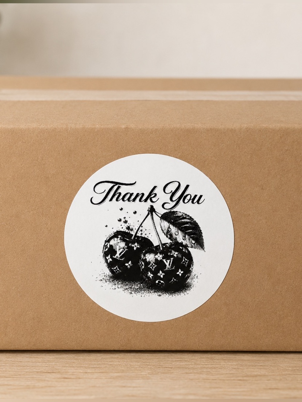 Thank You Stickers-Cherries-100ct.